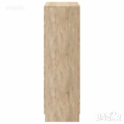 vidaXL Шкаф за обувки, 7 рафта, дъб, снимка 5 - Шкафове - 56146407