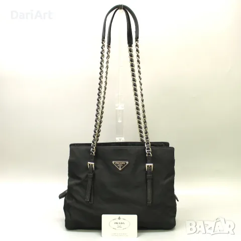 Чанта Prada Vela Nero Re-Nylon оригинал