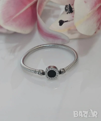 гривна от медицинска стомана в кутия Bvlgari , снимка 6 - Гривни - 51147091