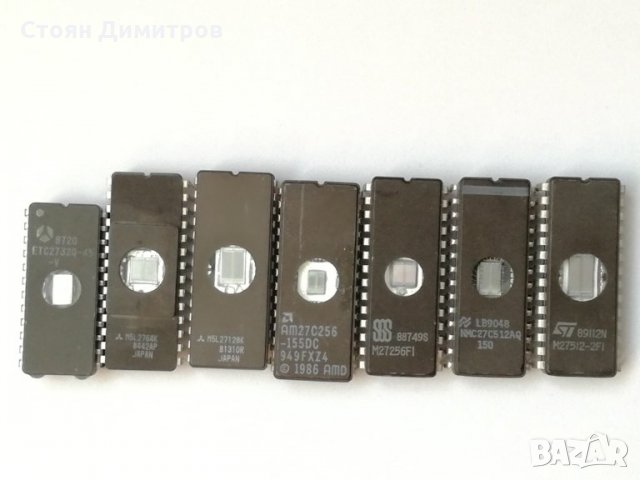 EPROM 2708, 2716, 2732, 2764, 27C256, 27512, 27010, 27C020, снимка 2 - Друга електроника - 29909773