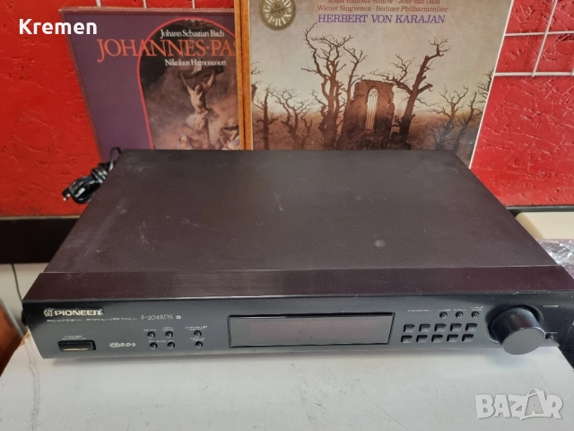 Тунер PIONEER-F-204RDS, снимка 3 - Ресийвъри, усилватели, смесителни пултове - 52131222