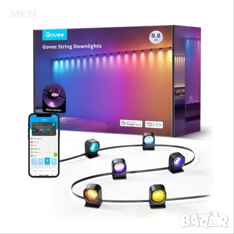Govee RGBIC String Downlights, снимка 4 - Лед осветление - 52368611