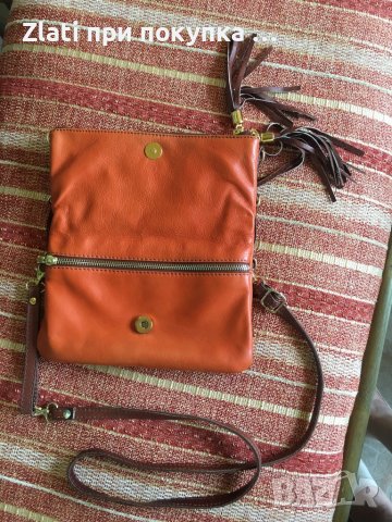 Дамска спортна чанта BSB естествена кожа, снимка 2 - Чанти - 37544840