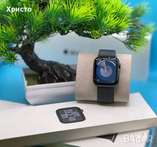 ГАРАНЦИОНЕН!!! Apple Watch SE 2 (2024), GPS, Midnight Aluminium Case 44 мм, снимка 1 - Apple iPhone - 49182470