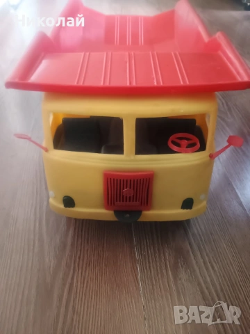 Детско камионче самосвал от соца, снимка 5 - Антикварни и старинни предмети - 54056418