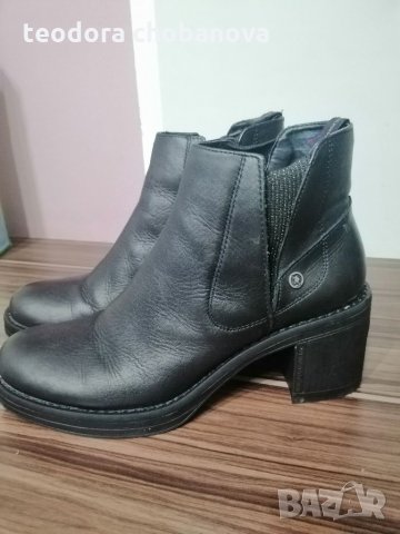 Боти от естествена кожа U.S.Polo