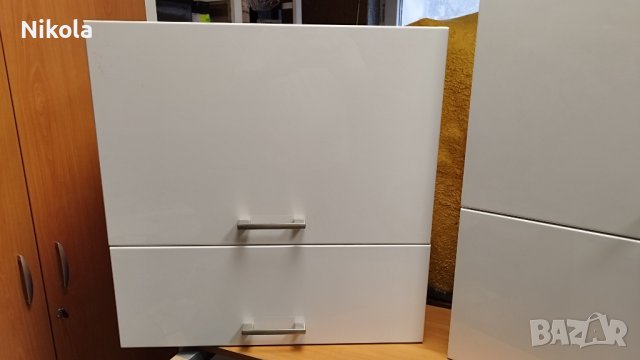 Кухненски шкафoве за стена бял гланц 4бр, снимка 6 - Кухни - 44359554