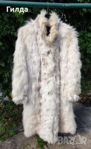 манто от арктическа лисица M / L