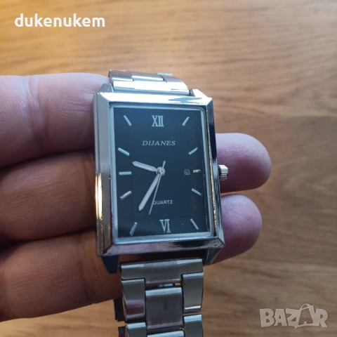 Дамски правоъгълен часовник – кварцов, с дата, снимка 8 - Дамски - 53333480