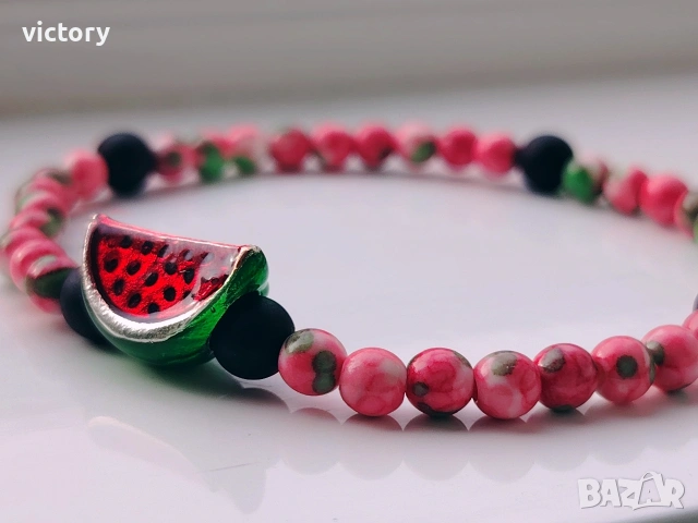 Гривна 🍉 Summer Blush, снимка 4 - Гривни - 54186115