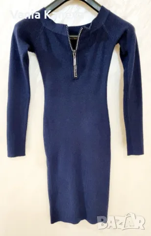 Елегантна рокля  в  розово. Състои се от две части Памучна подплата  и Лек разкошен, снимка 9 - Рокли - 45380838