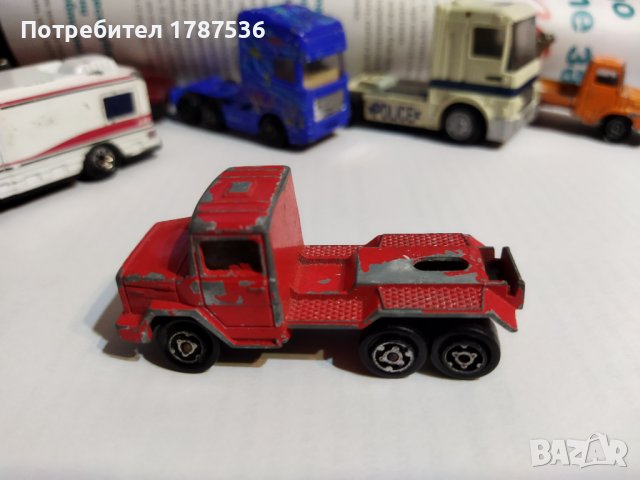 Majorette Magirus Truck Red 1/100 France Vintage Toy Car Diecast M306, снимка 5 - Други стоки за дома - 38952731