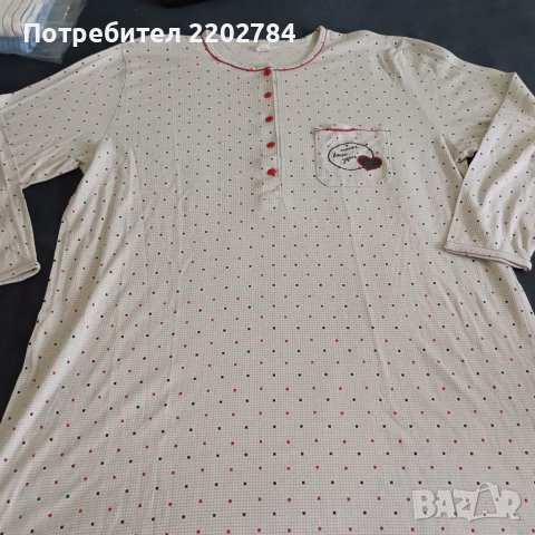 Дамски памучни нощници, нощница , снимка 1