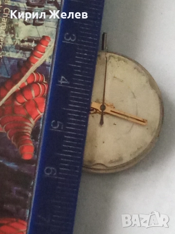 Механизъм с циферблат от стар ръчен часовник 52059, снимка 9 - Мъжки - 52260735