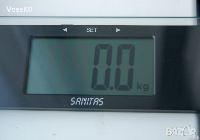 Sanitas SBG 17 Прецизна Ел. Везна с анализатор и огромен дисплей, снимка 2 - Електронни везни - 30159584