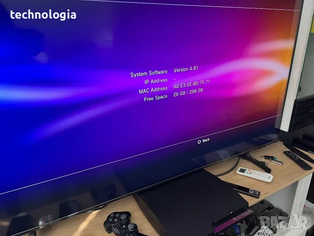 Хакнат PlayStation 3 Slim 320GB , снимка 5 - PlayStation конзоли - 55920046