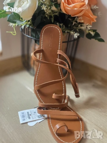 Сандали Pull Bear естествена кожа 