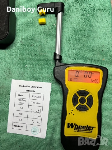 Уред за измерване усилието на спусък Battenfeld Wheeler, снимка 5 - Оборудване и аксесоари за оръжия - 52683626