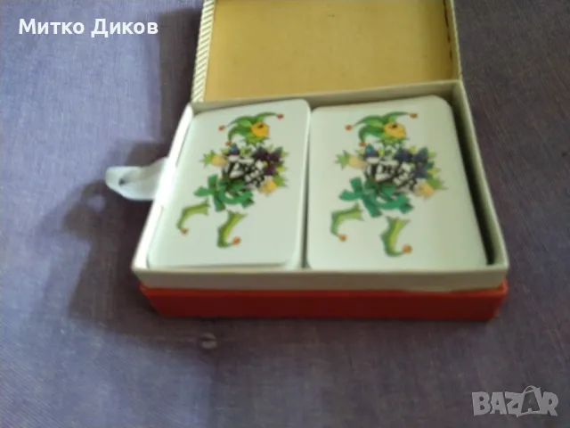 Patience маркови карти нови 2 чифта по 55карти малки 67х45мм, снимка 13 - Карти за игра - 47307978