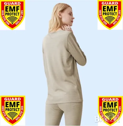 Екраниран Клин Сребърни Нишки Радиационна Защита от Електромагнитно Излъчване EMR EMP Защита от ЕМП, снимка 14 - Други - 50007706