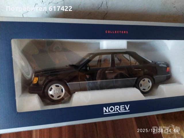 1:18 Метален модел на  Mercedes Benz 230E W124 AMG Wheels , снимка 12 - Колекции - 52921834