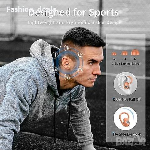 Нови OYIB Безжични Слушалки Bluetooth 5.3, IP7, 50H Игра, Намаляване на Шума, снимка 3 - Bluetooth слушалки - 42714383