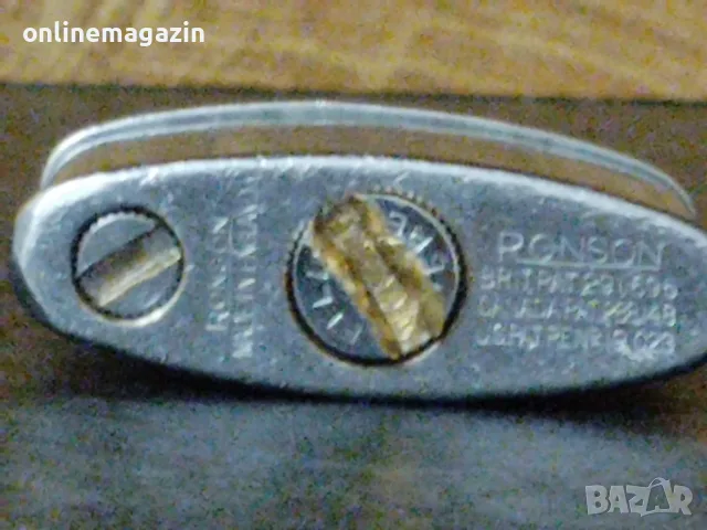 Метална запалка Ronson  над 100 годишна , снимка 4 - Запалки - 55963764