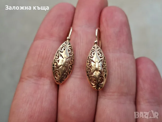 Стари златни обеци - 3,51 гр. / 585 / 14К