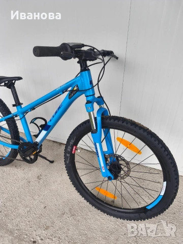 Детски алуминиев велосипед Cube 24", снимка 4 - Велосипеди - 54207280