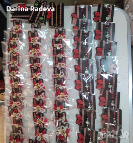 Брошки мартенички за градина, снимка 2 - Други - 53375892