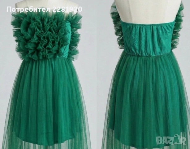 Бутиков сет: 3 рокли + подарък бяло горнище , снимка 4 - Рокли - 54161390