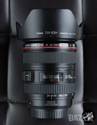 🔥Canon EF 24-105 f4L IS USM 👉Работи чудесно и на R-тела с преход!, снимка 2 - Обективи и филтри - 52841342