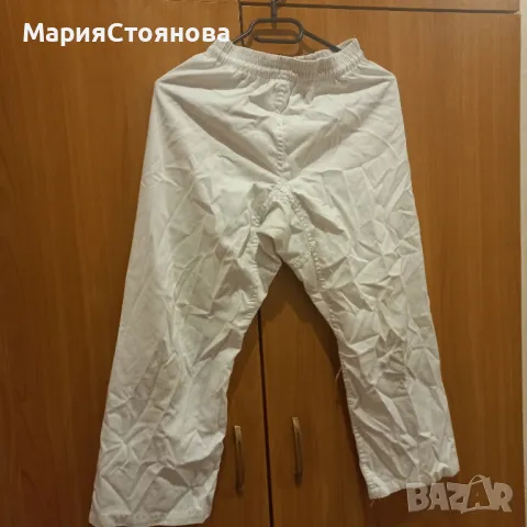 кимоно за карате и боини спортове с бял и жълт колан , снимка 4 - Спортна екипировка - 47968631