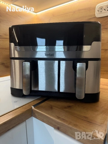 Еър фрайър с две зони Tefal Dual Easy Fry & Grill – Като нов!