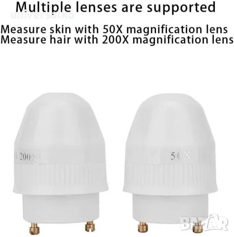 Скенер за диагностика на скалп и кожа, детектор за фоликулит, снимка 5 - Фризьорски принадлежности - 46097115