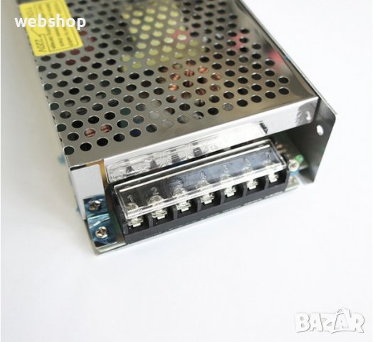 Адаптер метален за LED осветление стабилизиран 12V 10A 120W, снимка 1 - Друга електроника - 35498211