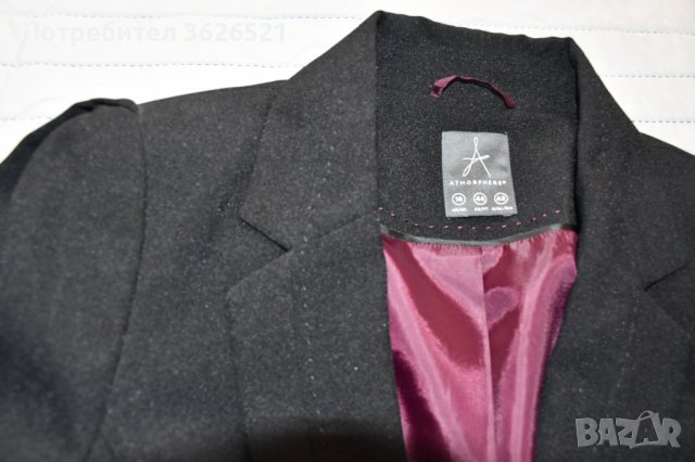 Елегантна костюм от черна рокля и сако Atmosphere, размер 44/UK 16, снимка 11 - Костюми - 39481538