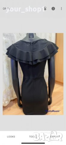 елегантна черна рокля , снимка 3 - Рокли - 39232082