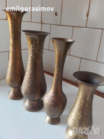 Сервиз за кафе и месингови вази., снимка 12 - Сервизи - 31830300