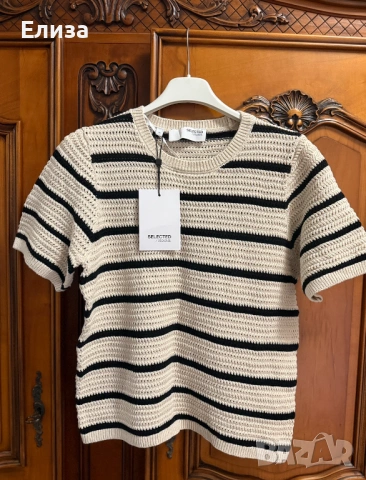 Дамски блуза с къс ръкав SELECTED/FEMME