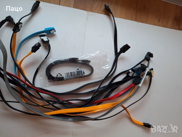 Кабели Sata за харддиск 3,5" или 2,5" sata интерфейс НАД 10 БРОЯ, снимка 7 - Кабели и адаптери - 52897619