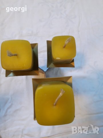 Метален свещник с три свещи, снимка 7 - Декорация за дома - 31553085