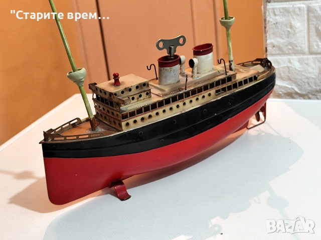 Механична Играчка Парен Лайнер Германия., снимка 10 - Колекции - 53087869