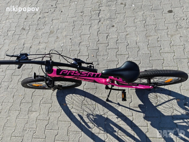 BG Алуминиев велосипед 24" NINJA розов, снимка 10 - Велосипеди - 54334837