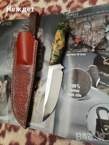 Нож от стомана n690 закалена на 60hrc.