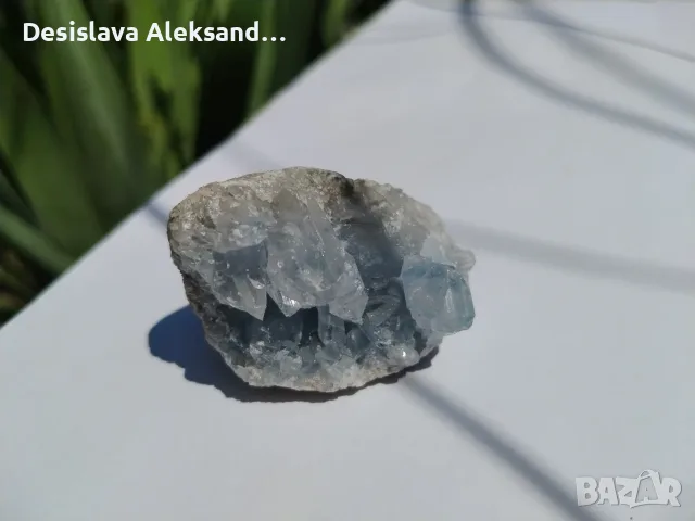 Целестин от Мадагаскар, много изгодно , снимка 2 - Колекции - 55788027