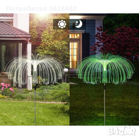 Медуза соларна лампа, снимка 12 - Соларни лампи - 42836069
