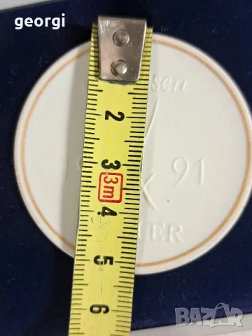 порцеланов талер Meissen , снимка 4 - Антикварни и старинни предмети - 48356755