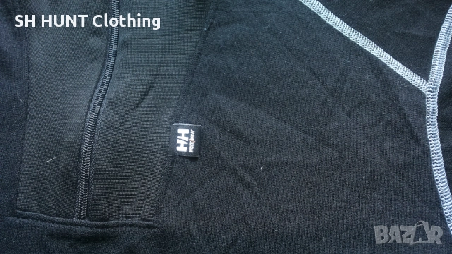 HELLY HANSEN 75027 57% Merino Wool Twermo Work Wear размер L / XL работна термо блуза W4-456, снимка 5 - Блузи - 52028027