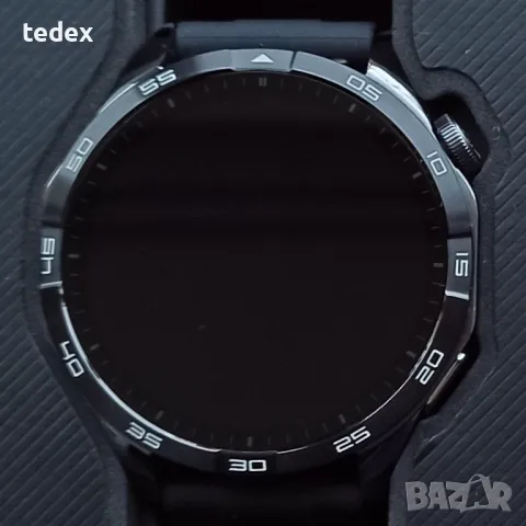 HUAWEI WATCH GT 4, BLACK, Black Fluoroelastomer Strap, 46 MM, PNX-B19